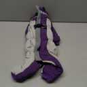 AOFITEE Small Dog Coat Warm Dog Jacket Winter, Windproof Dogs Winter Coat with Harness Built in, Reflective Turtleneck Dogs Puffer Jacket Snowsuit, Full Body Fleece Coats for Small Medium Large Pet (Purple)