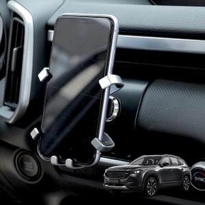 Compatible with Mazda CX50 Accessories Phone Holder for Mazda CX50, Snap-On Installation, Custom Fit for 2022-2025 Mazda CX50 Accessories (Balck)