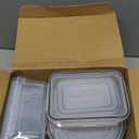 40 PCS Food Storage Containers with Lids Airtight (20 Containers & 20 Lids), 100% Leakproof Meal Prep Container Set for Kitchen Storage, BPA-free, PVC-free Reusable Plastic, Microwave/Dishwasher Safe