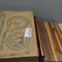 XYJ Extra Large Magnetic Knife Block Acacia Wood Knife Set Holder Stand With Stronge Magnetic Strip Kitchen Knives Storage Rack Organizer Tools No Drilling (15.5x8.7 inch, Dark Wood Color)