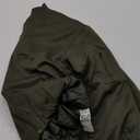 Tankaneo Womens Zip Up Bomber Jacket Oversized Fashion Casual Fully Lined Winter Coats With Pockets (Small, Army Green)