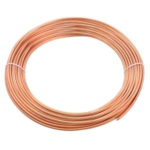 Sadnyy Copper Tube Refrigeration Copper Tubing Pipe Coil Flexible Pipe Seamless Hollow Soft Industrial Metal Tubing for Air Conditioning Refrigerator(1/8" OD x 5/64" ID x 50 ft L)
