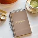 Recipe Notebook to Write in Your Own Recipes & Premium Hardcover Cookbook - 176 Page Blank Recipe Book for Family Chefs, Lasting Keepsake GiftDesert Yellow (Flat binding)