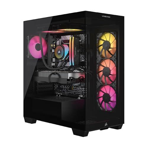 Corsair Vengeance i7500 Gaming PC – Liquid Cooled Intel Core i9-14900KF CPU – NVIDIA GeForce RTX 5080 GPU – 32GB Vengeance RGB DDR5 Memory – 2TB M.2 SSD – Black