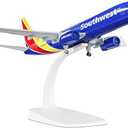 Adult Southwest Model Airplane Aircraft for Collection & Gifts, Multicolor