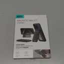 ESR for MagSafe Wallet with Stand, RFID Blocking, MagSafe Ring Included, 5 Cards Holder for Phone Case, Slim Magnetic Wallet for iPhone 17e/17/16/15/14/13/12 (Not for mini), Selected Samsung, Black