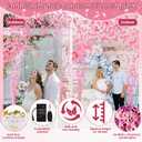 Giant Gender Reveal Electronic Cannon Barrel; Ideal for large Outdoor Gender Reveal Parties; Safe and Eco-friendly ; 2-piece Set (Pink (confetti + streamers), 24 inch)
