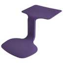 ECR4Kids The Surf Portable Lap Desk, Flexible Seating, Eggplant