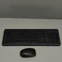 Wireless Keyboard and Mouse Combo, Full Size Silent Ergonomic Keyboard and Mouse, Long Battery Life, Optical Mouse, 2.4G Lag-Free Cordless Mice Keyboard for Computer, Mac, Laptop, PC, Windows (Black)