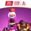 Premier Protein Shake INDULGENCE, Decadent Dark Chocolate, 30g Protein, 170 Calories, 3g Sugar, 11.5 fl oz, 12 Pack, BB: 09 Apr/2027