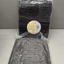 MaiRve Queen Comforter Set Black, Textured Design Crinkle Bedding Sets 7 Pieces, All Season Bed in A Bag with Comforter, Sheets, Pillowcases & Shams