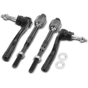 A-Premium Set of 4, Front Inner & Outer Tie Rod End Kit, Compatible with Cadillac XT4 2019-2020