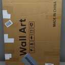 Large Framed Green Abstract Landscape Wall Art for Living Room, 3 Piece Canvas Prints Paintings Artwork for Walls, Modern Minimalist Pictures for Dining Room, Hallway, Office Wall Decor 24x36 In (Pastel)