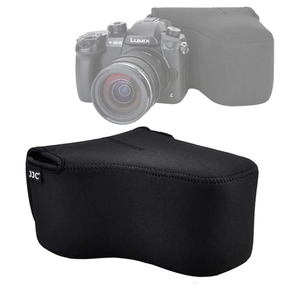 JJC Ultra Light Neoprene Camera Case Pouch Bag for Canon EOS R EOS RP +24-105mm Lens, 80D 70D 750D +18-135/17-85/18-55mm, Nikon D7500 D7200 D5500, Panasonic GH5 GH5S +12-60mm Lens, Water Resistant