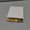 Vicenpal 20 Pcs Gold Table Number Holders Wedding Acrylic Card Place Holders with Card Slot Table Sign Display Stands for Photo Menu Office Meeting Restaurant Wedding Party Events (Semicircular)