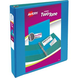Avery Two-Tone Durable View Binder Blue and Purple(Pack of 2)
