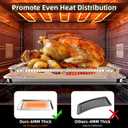 Air Fryer Basket for Oven, OPENICE 18.6" x 12.8" Air Fryer Basket and Tray Set, Extra Large Stainless Steel Air Fryer Pan Crisper Tray for Crisping Fried, Chicken, Bacon, Air Fryer Basket: 18.6" x12"; Pan: 18.5"*12.8"