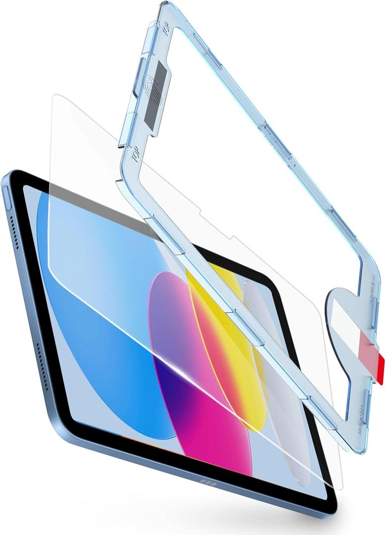bersem Screen Protector Compatible with iPad A16 11th/10th Generation (11/10.9 Inch, 2025/2022), Tempered Glass, Ultra Clear, Anti-Scratch, Case Friendly, EZ Kit, 1 Pack