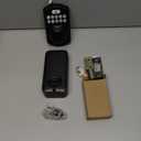 Veise Fingerprint Keyless Entry Door Lock, Auto Lock, Electronic Keypad Deadbolt for Front Door, Biometric, Anti-Peeking Password, Easy Install, Matte Black