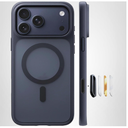 TORRAS Stronger Magnetic & Shockproof for iPhone 17 Pro Max Case, Fit for MagSafe, Military Grade Drop Protection, Camera Control, DIY Button, Slim for iPhone 17 Pro Max Case Translucent Matte Black