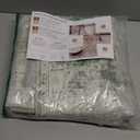 Madane Runner Rug 2x8, Washable Hallway Runner Rugs, Non-Slip Low-Pile Soft Kitchen Rug Runner Laundry Room Rug, Vintage Throw Entry Foyer Mat for Entrance Living Room (Green/Ivory, 2 x 8)