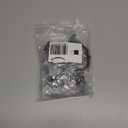 Jetland French Provincial Drawer Pulls - 4-Pack, Flat Black, 2-1/2" Hole Centers, Vintage Shabby Chic Pulls for Dresser Nightstand Cabinet