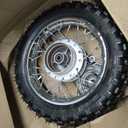 2.5-10 10" Rear Wheel Tire and Rim 1.4 x 10 And Drum Brake With 12mm Bearing for 50/70/90/110cc BBR50 DRZ70 TTR50 CRF50 PW50 TTR50 Chinese SSR Dirt Pit Bike ATVs, 2.50-10 with Drum Brake