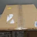 Bektas 5-Lights Semi Flush Mount Ceiling Light Fixture Matte Black Light Fixture Bend Modeling with Milk Glass Globe for Bedroom, Living Room, Dinning Room Foyer Hallway