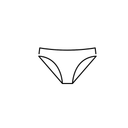 Seagoo Womens High Waisted Bikini Bottoms Tummy Control Full Coverage Bathing Suit Swim Bottom with Paperclip Chain L