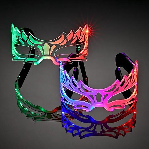 Light Up Glasses For Parties Led Glasses For Kids Adult Masquerade Mask Cosplay Costume,Rave Accessories,Gifts