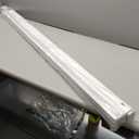 Joydeco No Tools No Drill Blinds for Indoor Windows, Cordless Window Blinds Cellular Shades Top Down Bottom Up Blackout Honeycomb Blinds Thermal Insulated Noise Reduction (White, 50" W x 64" H)