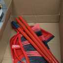 O-Cedar Sweep Broom with Step-On Dustpan | Remove 99% with One Sweep | Lightweight Quiet Cleaning Tool | Ideal for Pet Owners