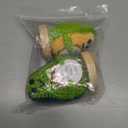 MuMyer Funny Positive Avocado 2 Pack Handmade Emotional Support Knitting Wool Potatoes Doll Gift with Wooden Base for Friends, Parties, Christmas Decoration and Encouragement(C17)