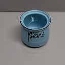 ONTUBE Porcelain Pens Holder Stand,Ceramic Pencils Holder (Turquoise)