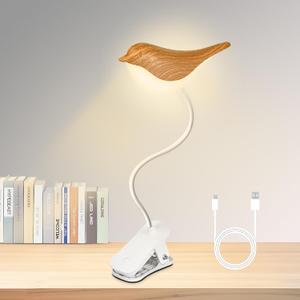 Yotozu Small Bird Desk Lamp,3 Color Temperatures LED Night Light,Rechargeable Table Lamps Cordless Portable Lighting Bedside Lamp with Aroma Diffuser Function for Bedroom Decor Perfect Gifts(Yellow-1)