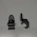 KEMIMOTO 2PCS UTV Whip Light Mounts Flag Pole Mounts Light Bar Brackets CB Antenna, Compatible with Polaris Ranger General Can-Am Defender Commander Maverick Sport Trail Pro-Fit Cage, Black