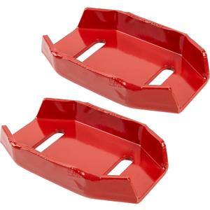 Canamax 2pcs 02483859 Snowblower Skid Plates Shoes Set 780-283 - for Ariens 2-Stage Snow Thrower 01028600 02483851 0106500 0245995 MTD John Deere Bolens - Replaces ST824 ST1024 ST1332 920400 920402