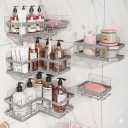 Youvip Corner Shower Caddy-Organizer for Bathroom, Silver