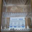 STORi Stackable Clear Plastic CD Organizer with Rubber Feet | Rectangular Jewel Cases Holder Perfect for Theatre Room | Holds up to 30 CD Cases | Made in USA