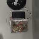 Ceiling Fans with Lights Flush Mount - 46in Low Profile Ceiling Fan Remote Control with 5 Dual-Sided Blades, Reversible 6 Speeds, Dimming & 2H Timing, Indoor Fan Light for Bedroom, Kitchen (Brown-46in-new)