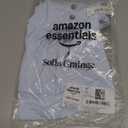 Amazon Essentials x Sofia Grainge Toddlers and Baby Girls' Cotton Casual Fit and Flare Dress (Blue)