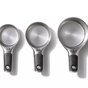 OXO Good Grips Set of 3 Stainless Steel Magnetic Measuring Cups  