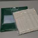 OTOSTAR Set of 2 Ghost Pillow Covers Halloween Throw Pillow Covers for Sofa Couch Bed Living Room Soft Plush Short Wool Velvet Farmhouse Throw Pillow Covers for Thanksgiving Cream Beige 16x24 Inch