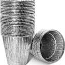 Grease Bucket Liner for Traeger BAC608 Grease & Ash Keg, Drip Tray Liners for Timberline, Ironwood, Woodridge Pellet Grills and Flatrock, Drip Bucket Cup for Pit Boss, 6.3 x 6.0, 25Pack