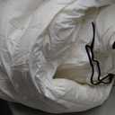 Down Fibers Comforter King Size,Luxurious All Seasons Hotel Collection Duvet Insert,54 Oz High Bulkiness Medium Warmth,Fluffy & Breathable for Bedroom, Guestroom, Hotel (White,106x90)