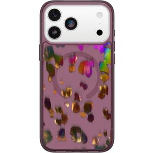 OtterBox iPhone 17 Pro Max Symmetry Series Clear Case - Leopard Shift - Pink