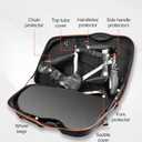 VEVOR Bike Travel Bag, Road Bike Bag Road Bicycle Storage Carry with TSA Lock & Dual Zipper for Air Travel, Outdoor Use, Airplane, Car, Train, Subway Transport, 700C Road Bike