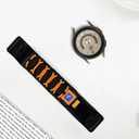 Nylon Loop Elastic Bands Compatible with Samsung Galaxy Watch 3 45mm Band/Galaxy Watch 46mm/Gear S3 Frontier, 22mm Sport Smart Watch Bands Adjustable Quick Release Straps for Women Men. (Black)