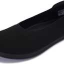 WHITIN Women's Barefoot Ballet Flats + Wide Toe Box + Zero Drop Sole (10, Black)