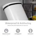 FDW Garbage Can 13 Gallon 50 Liter Kitchen Trash Can for Bathroom Bedroom Home Office Automatic Touch Free High-Capacity with Lid Waste Bin